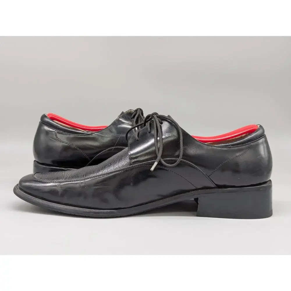 Dong Hai Dress Shoe Mens Black Leather Classic Round Toe Oxfords Size 42